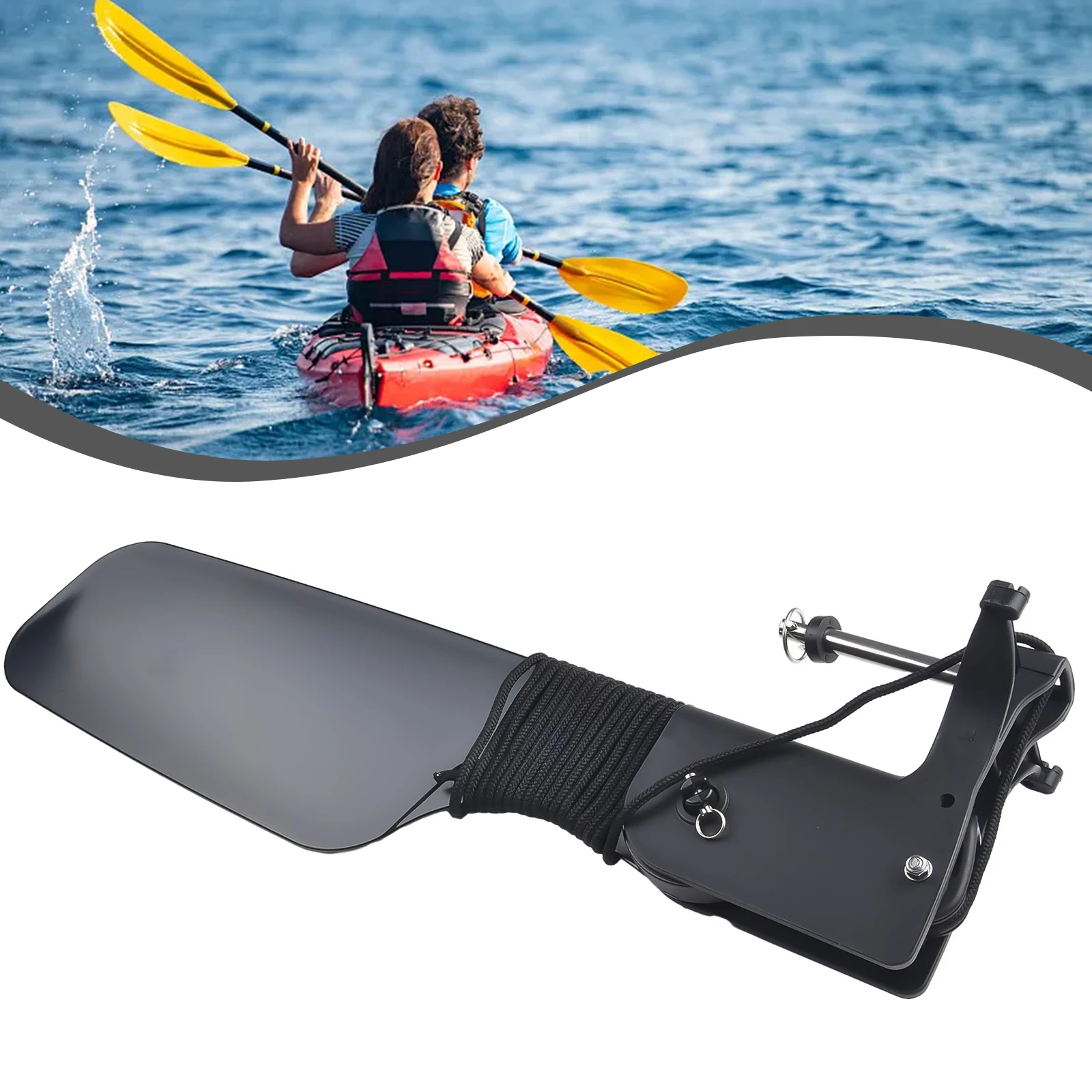 Fishing Boat Steering Wheel - For Kayak Big Tail Rudder with