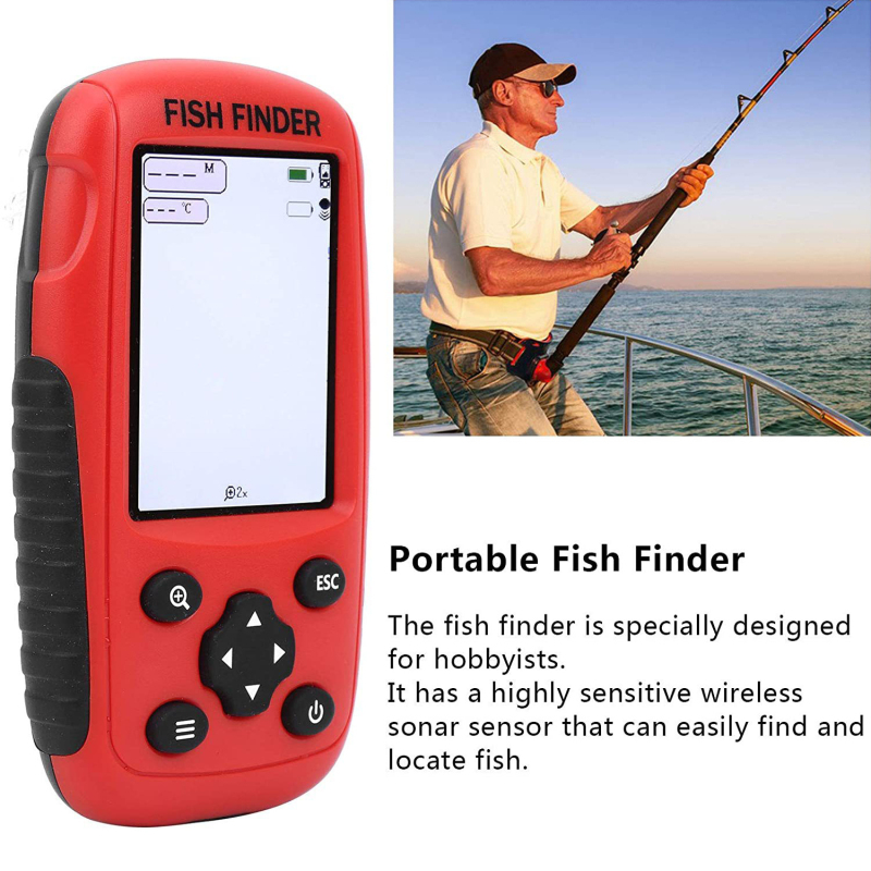 Fish finder wireless Wireless  - Fishing Boat Depth Finder 评论和价格