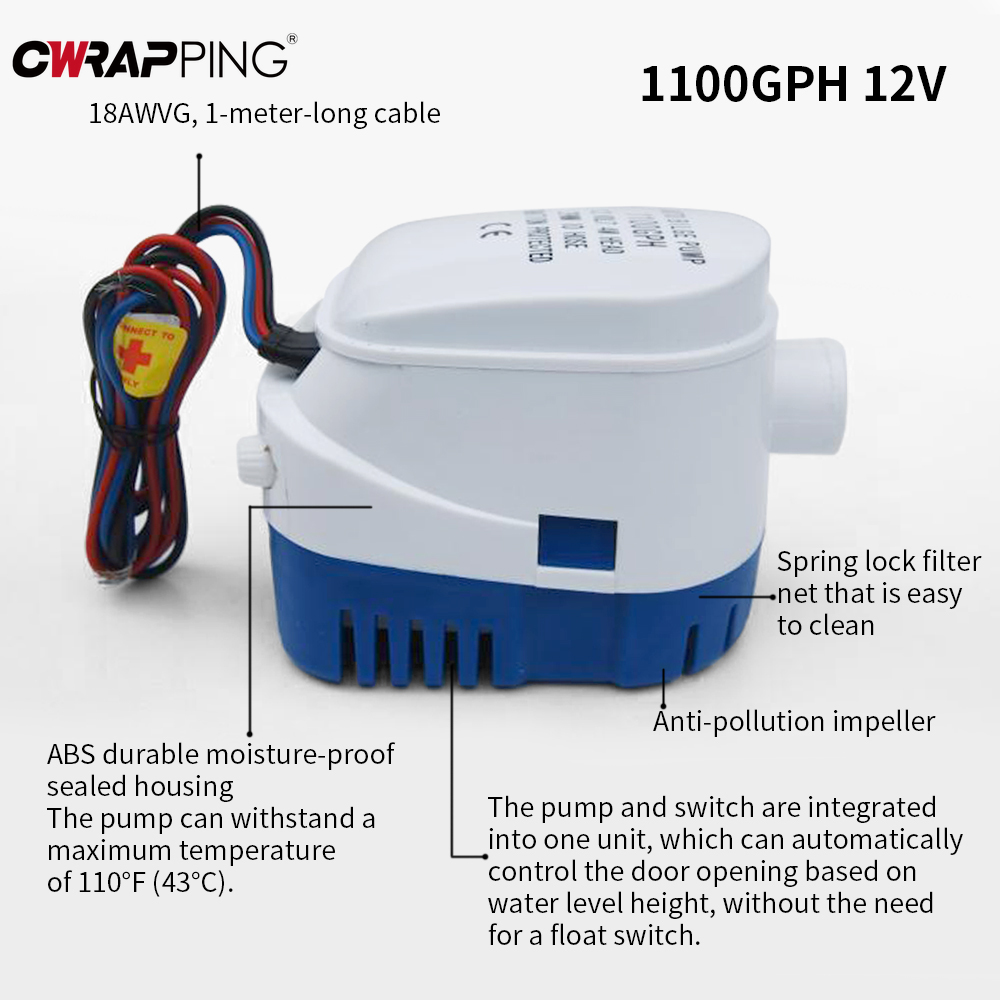 Car RV Bilge Pump for Boats Ac - Fishing Boat Bilge Pump 评论和价格