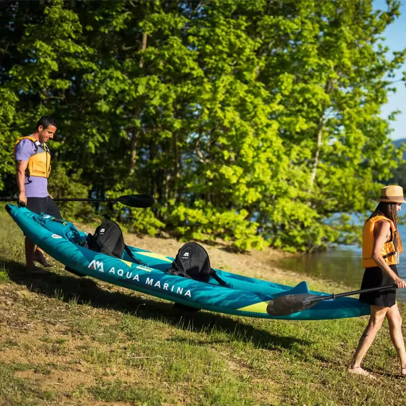 Canoe Kayak Inflatable Boat 1- - Fishing Boat Paddle 评论和价格