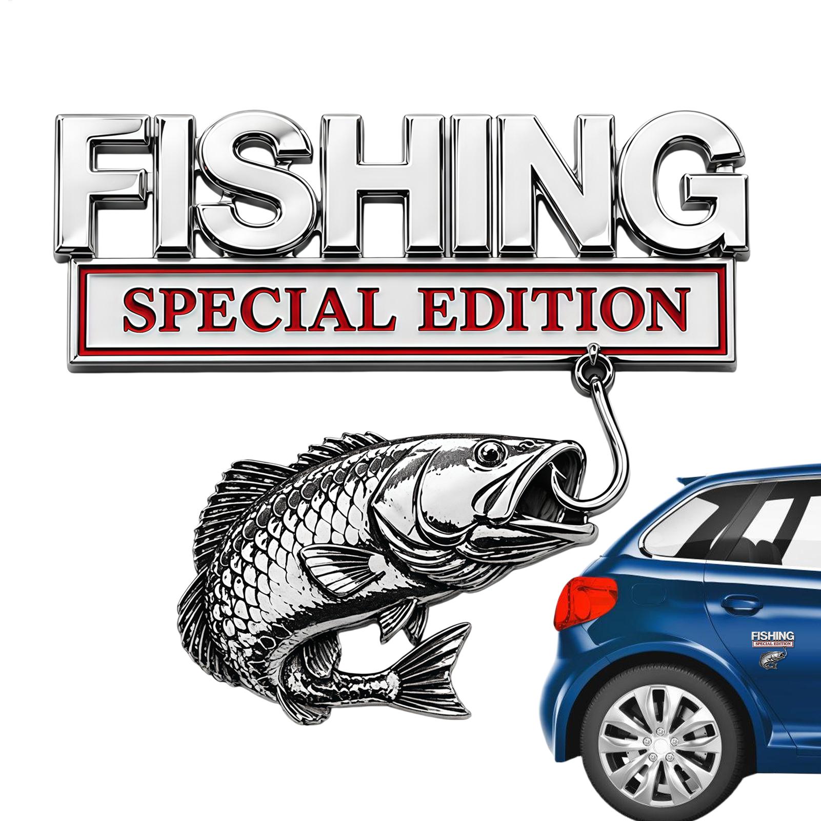 Car Emblems and Badges Metal F - Fishing Boat Trolling Motor 评论和价格