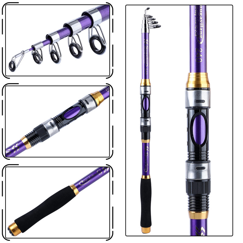 Sougayilang 4 Colors Telescopi - Fishing Boat Fiberglass 评论和价格