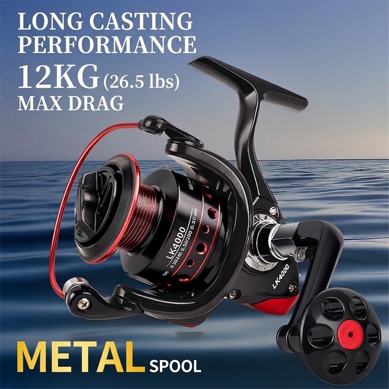 Full Metal Spinning Fishing Re - Fishing Boat Steering Wheel 评论和价格