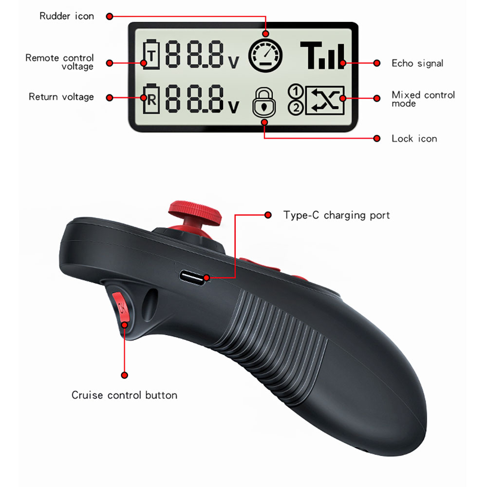HOTRC DS600 Wireless Remote Co - Fishing Boat Trailer 评论和价格