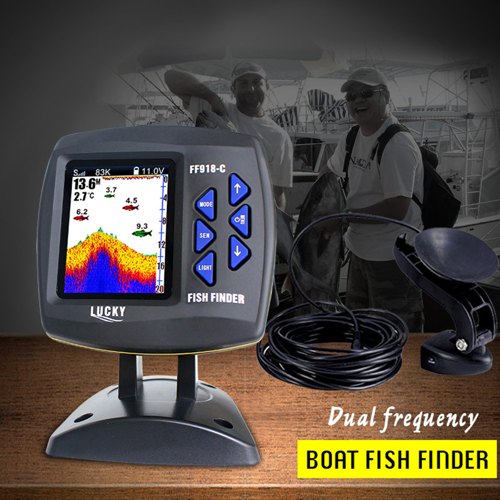 FF918-C100DS Color Screen Wire - Fishing Boat Depth Finder 评论和价格