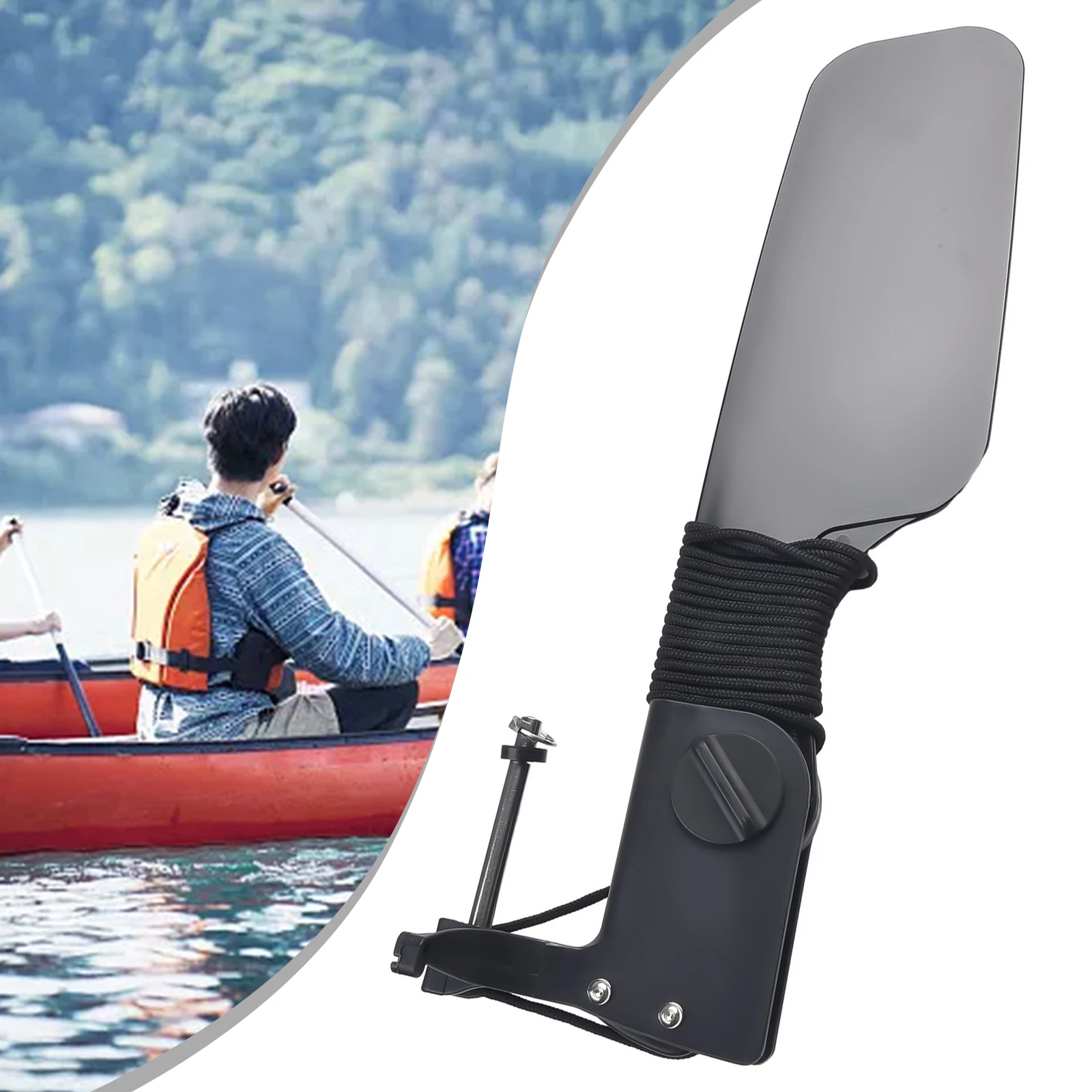 For Kayak Big Tail Rudder with - Fishing Boat Steering Wheel 评论和价格